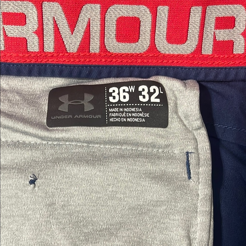 MN3 Under Armour Blue Chinos Straight-Leg - Picture 6 of 7